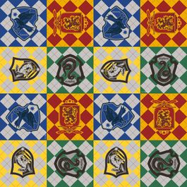 Folha Licenciada Casas Hogwarts