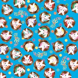 Folha Metal Felicita Azul