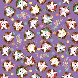 Folha Metal Felicita Lilás