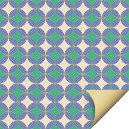 Folha Double Face Duo Azul