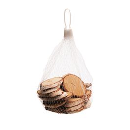 Saquinho Com 15 Troncos De Madeira Mrr (Rustic) Jg Com 15