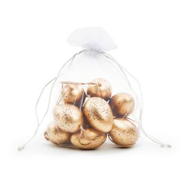 Saco Com Ovos Codorna Our/Mrr (Mini Ovos) Jg Com 9