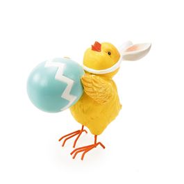 Passaro Dec Resina Seg Ovo Ama/Azl (Color Baby) Com 1 Un