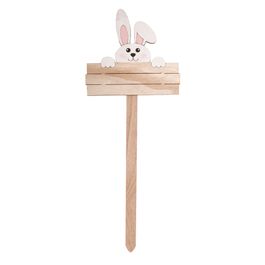 Placa Coelho Cru/Branco (Picks Vasos Jd) Com 1 Un