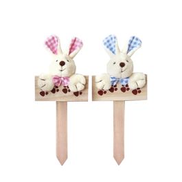 Plaquinha Cabeca Coelho Sortido Azl/Rosa P (Sunshine) Com 1 Un