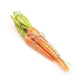 Maço Com 3 Cenouras Decorativas Verde / Laranja (Cenouras)