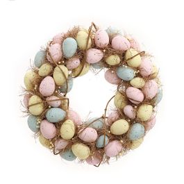 Guirlanda Com Ovos Colorida (Fondant)