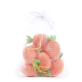 Saco Com Cenouras Sortidas Laranja / Verde (Ovos Decorativos)