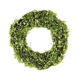 Guirlanda Rústica Com Folhas Cor Verde (Rustic)