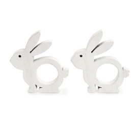 Porta Guardanapos Coelhos Cor Branco (Porta Guardanapos)
