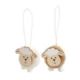 Ovelha Decorativa Sortido Cor Branco Jogo Com 4 Peças (Ovelhas & Pintinhos)