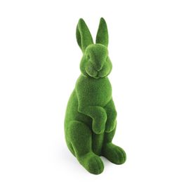 Coelho Decorativo Grama Cor Verde (Mesh)