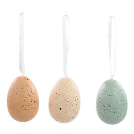 Ovo Decorativo Saco Org Pata Sortido Colorido Jogo Com 6 Peças (Mini Ovos)