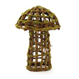 Cogumelo Decorativo Rústico Cor Marrom (Rustic)