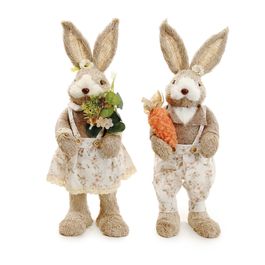 Coelho Decorativo Com Cenoura Sortido Cor Nude/Laranja (Riviera)