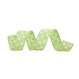 Fita Aramada Poá Cor Verde/Branco 3,8X914M (Fitas Aramadas)