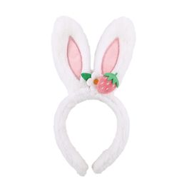 Tiara Orelhas De Coelho E Cenoura Cor Branco (Tiaras)