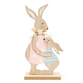 Decorativo Coelhos Abraço Colorido (Fun)