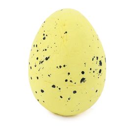 Ovos Decorativos Cor Amarelo Jogo Com 12 Peças (Mini Ovos)