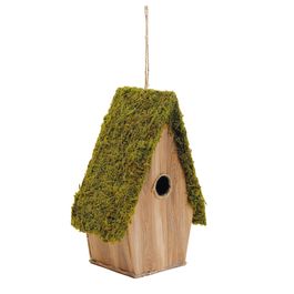 Casa Passarinho Para Pendurar Cor Marrom (Rustic)