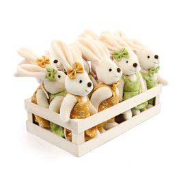 Mini Box Coelhos Sortido Cor Laranja/Verde/Amarelo (Mini Box)