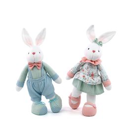 Coelho Decorativo Floral E Listradas Sortido Cor Rosa/Azul (Happy Spring)