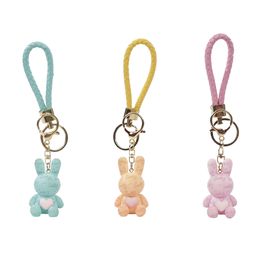 Chaveiro Em Acrílico Sortido Azul / Rosa / Amarelo (Plush)