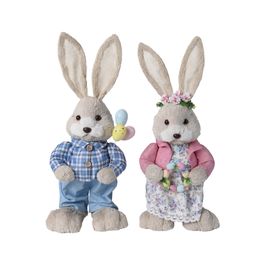 Coelho Decorativo Sortido Branco / Rosa / Azul (Riviera)