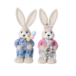 Coelho Decorativo Sortido Branco / Rosa / Azul (Riviera)
