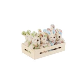 Mini Box Em Tecido Sortido Bege / Verde / Laranja (Mini Box)