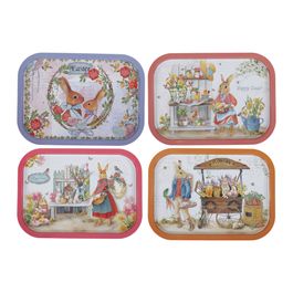 Bandeja Retangular Estampa Sortido (Bandejas E Sousplats)