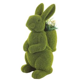 Coelho Decorativo Verde (Mesh)