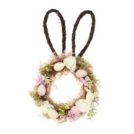 Guirlanda Rosa / Bege (Fondant)