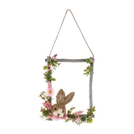 Guirlanda Marrom / Rosa (Fondant)