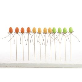 Pick Sortido Verde / Amarelo / Laranja Jogo Com 12 Unidades (Picks)