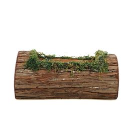 Cesta Em Madeira Marrom (Rustic)