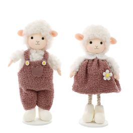 Ovelha Em Tecido Sortido Branco / Marrom (Ovelhas & Pintinhos)