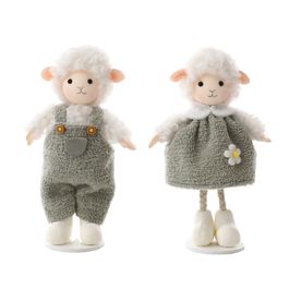 Ovelha Em Tecido Sortido Branco / Verde (Ovelhas & Pintinhos)