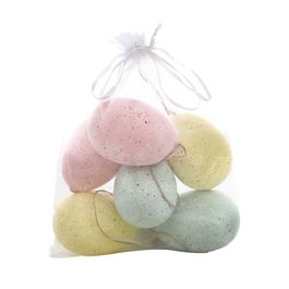 Enfeite De Pendurar Sortido Colorido Jogo Com 6 Unidades (Mini Ovos)