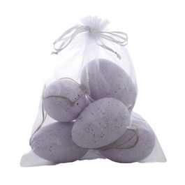 Enfeite De Pendurar Lilas Jogo Com 6 Unidades (Mini Ovos)