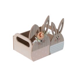 Enfeite De Mesa Em Madeira Rosa / Verde (Fun)