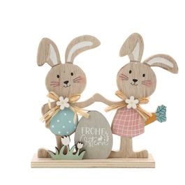 Enfeite De Mesa Em Madeira Colorido (Fun)