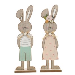 Enfeite De Mesa Em Madeira Sortido Colorido (Fun)