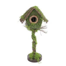 Enfeite De Pendurar Em Madeira Verde (Rustic)