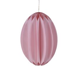 Ovo Decorativo Em Papel Colmeia (Balão De Papel)