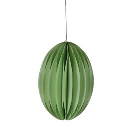 Ovo Decorativo Em Papel Colmeia (Balão De Papel)