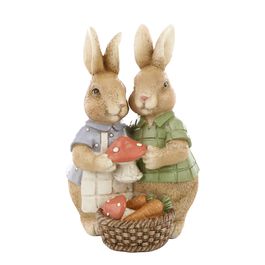 Casal Segurando Cogumelo Cor Marrom/Lilás/Verde (Breeze)