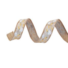 Fita Em Tecido Marrom (Fitas Aramadas)