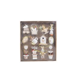 Enfeite De Pendurar Sortido Colorido Kit Com 12 (Fun)