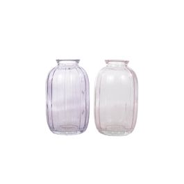 Vaso Mini Em Vidro Rosa / Lilas (Vasos)